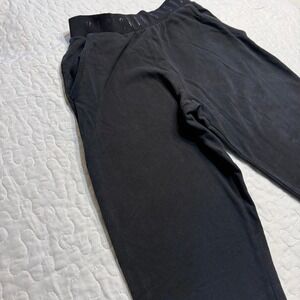Victoria Sport Women XS Jogger Pants Black Logo Waistband Tapered Sweatpants